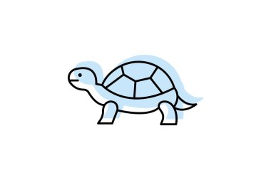 Tahta Kaplumbağa, vektör, piksel mükemmel, illüstratör dosyası