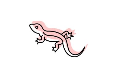 Mavi Agama, vektör, piksel mükemmel, illüstratör dosyası