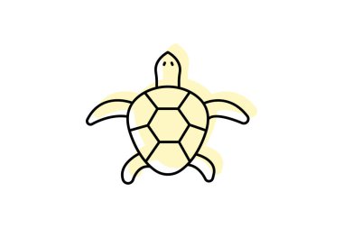 Harita Kaplumbağa, vektör, piksel mükemmel, illüstratör dosyası