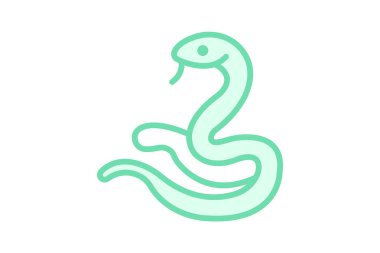 Kral Yılan, vektör, piksel mükemmel, illüstratör dosyası