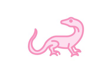 Basilisk Kertenkele, vektör, piksel mükemmel, illüstratör dosyası