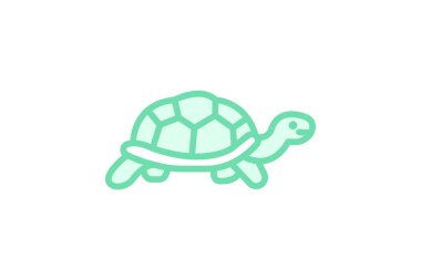 Rus Kaplumbağa, vektör, piksel mükemmel, illüstratör dosyası