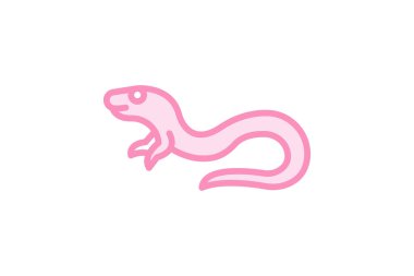 Cam Kertenkele, vektör, piksel mükemmel, illüstratör dosyası