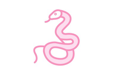 Çıngıraklı yılan, vektör, piksel mükemmel, illüstratör dosyası