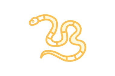 Mercan Yılanı, vektör, piksel mükemmel, illüstratör dosyası