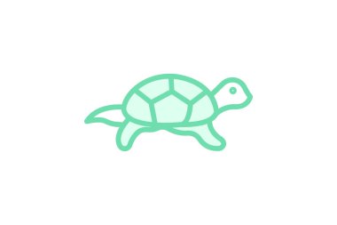 Gölet Kaplumbağası, vektör, piksel mükemmel, illüstratör dosyası