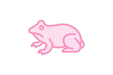 Çubuk Kurbağa, vektör, piksel mükemmel, illüstratör dosyası