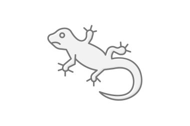 Armalı Gecko, vektör, piksel mükemmel, illüstratör dosyası