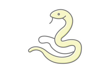 Kral Yılan, vektör, piksel mükemmel, illüstratör dosyası