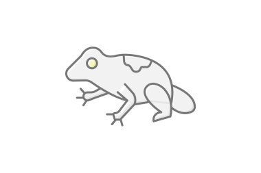 Zehirli Dart Kurbağası, vektör, piksel mükemmel, illüstratör dosyası