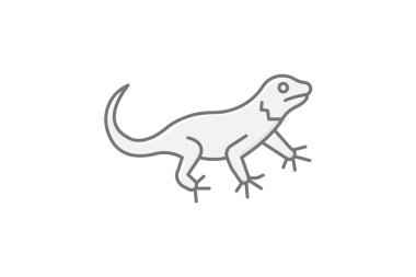 Yakalı Kertenkele, vektör, piksel mükemmel, illüstratör dosyası