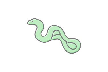 Anakonda, vektör, piksel mükemmel, illüstratör dosyası