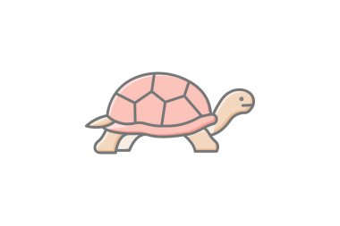 Çöl Kaplumbağası, vektör, piksel mükemmel, illüstratör dosyası