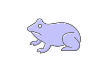 Çubuk Kurbağa, vektör, piksel mükemmel, illüstratör dosyası