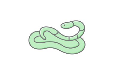 Gül Boa, vektör, piksel mükemmel, illüstratör dosyası