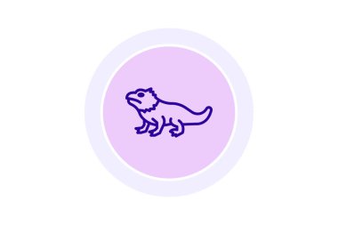 Tuatara, vektör, piksel mükemmel, çizer dosyası