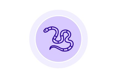 Mercan Yılanı, vektör, piksel mükemmel, illüstratör dosyası