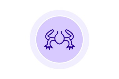 Pençeli Kurbağa, vektör, piksel mükemmel, illüstratör dosyası