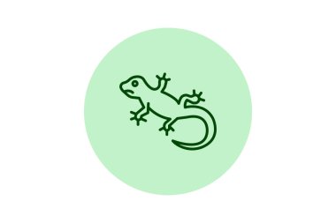 Armalı Gecko, vektör, piksel mükemmel, illüstratör dosyası