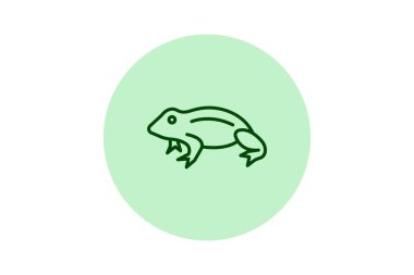 Afrika Cüce Kurbağası, vektör, piksel mükemmel, illüstratör dosyası