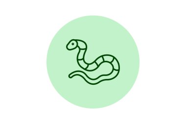 Süt Yılan, vektör, piksel mükemmel, illüstratör dosyası