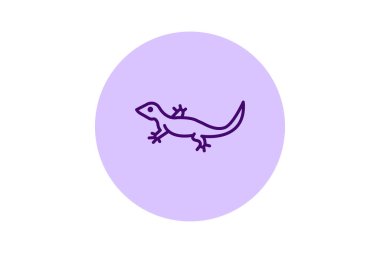 Dikenli Kertenkele, vektör, piksel mükemmel, illüstratör dosyası