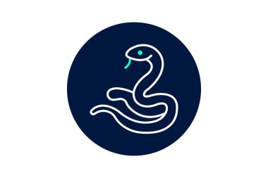 Kral Yılan, vektör, piksel mükemmel, illüstratör dosyası