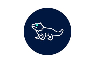 Tuatara, vektör, piksel mükemmel, çizer dosyası