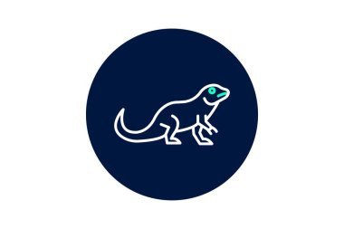 Chuckwalla, vektör, piksel mükemmel, illüstratör dosyası