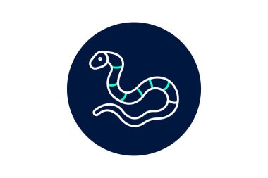 Süt Yılan, vektör, piksel mükemmel, illüstratör dosyası