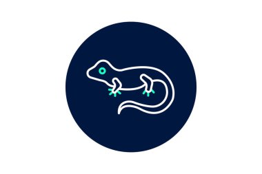 Örtülü Bukalemun, vektör, piksel mükemmel, illüstratör dosyası