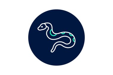 Birmanya Python, vektör, piksel mükemmel, illüstratör dosyası