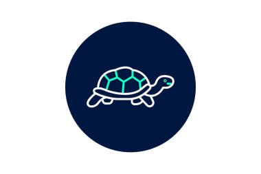 Rus Kaplumbağa, vektör, piksel mükemmel, illüstratör dosyası