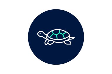 Diamondback Terrapin, vektör, piksel mükemmel, illüstratör dosyası