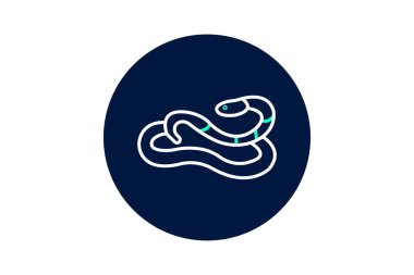 Gül Boa, vektör, piksel mükemmel, illüstratör dosyası