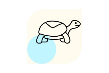 Kutu Kaplumbağası, vektör, piksel mükemmel, illüstratör dosyası