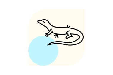 Kertenkele, vektör, piksel mükemmel, illüstratör dosyası