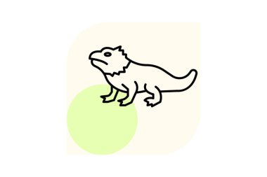 Tuatara, vektör, piksel mükemmel, çizer dosyası