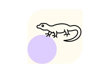 Gila Canavarı, vektör, piksel mükemmel, illüstratör dosyası