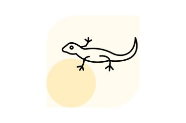 Newt, vektör, piksel mükemmel, illüstratör dosyası