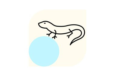 Skink, vektör, piksel mükemmel, illüstratör dosyası