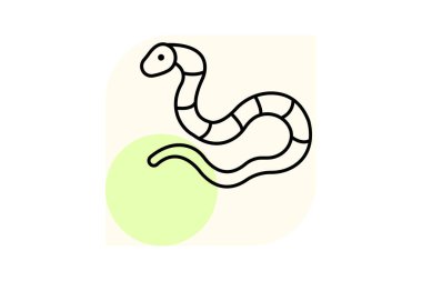 Süt Yılan, vektör, piksel mükemmel, illüstratör dosyası