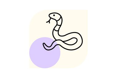 Hognose Yılan, vektör, piksel mükemmel, illüstratör dosyası