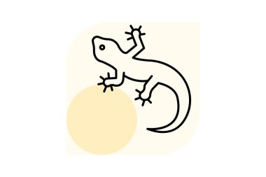 Tokay Gecko, vektör, piksel mükemmel, illüstratör dosyası