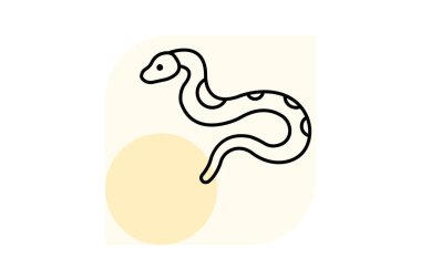 Birmanya Python, vektör, piksel mükemmel, illüstratör dosyası