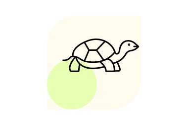 Dışlanmış Kaplumbağa, vektör, piksel mükemmel, illüstratör dosyası