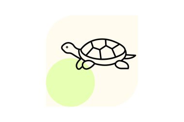 Diamondback Terrapin, vektör, piksel mükemmel, illüstratör dosyası