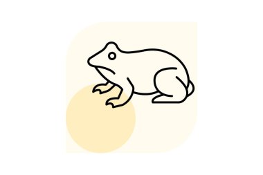 Çubuk Kurbağa, vektör, piksel mükemmel, illüstratör dosyası