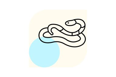 Gül Boa, vektör, piksel mükemmel, illüstratör dosyası