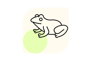 Domates Kurbağası, vektör, piksel mükemmel, illüstratör dosyası